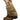 BROWN FAUX FUR TRIM BOOTS FAUX FUR LEG