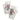 BROWN FLORAL EMBROIDERED FINGERLESS GLOVES FOR WOMEN