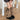BROWN FUZZY LEG WARMERS WITH BLACK RIBBON ACCENTS