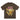 BROWN GRAPHIC PRINT JERSEY PULLOVER LOOSE FIT SHORT SLEEVE T-SHIRT