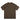 BROWN GRAPHIC PRINT JERSEY PULLOVER LOOSE FIT SHORT SLEEVE T-SHIRT