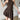 BROWN HALTER ASYMMETRICAL DRESS PARTY COCKTAIL