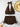 BROWN HALTER BIKINI SET SOLID COLOR ELASTANE FABRIC