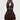 BROWN HALTER DRESS TIERED SKIRT SUNDRESS