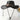 BROWN HEART COWBOY HAT WESTERN ACCESSORY