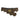BROWN HEART-SHAPED BELT ACCESSORY
