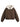 BROWN HOODED BOMBER JACKET WITH FUR TRIM FOR COOLER MONTHS