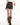 BROWN KNITTED SHORTS HIGH-WAISTED KNIT