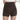 BROWN KNITTED SHORTS HIGH-WAISTED KNIT