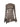 BROWN LACE DRESS WITH BELL SLEEVES - SLIM FIT CASUAL STREET STYLE