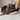 BROWN LEATHER COWBOY HAT WESTERN STYLE