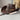 BROWN LEATHER COWBOY HAT WESTERN STYLE