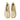BROWN LEATHER SPLIT TOE TABI FLATS FOR WOMEN