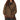 BROWN LEOPARD PRINT OVERSIZED HOODIE