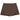BROWN MINI SKORT ASYMMETRICAL OVERLAY HIDDEN SHORTS