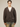 BROWN PATTERNED CARDIGAN HAND EMBROIDERED LUXURY STREETWEAR