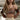BROWN PATTERNED CROP TOP WITH TIGHT SLEEVE VINTAGE STYLE - russet / S - Sweetheart Supplies