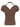 BROWN PLUNGE TOP RING DETAIL SUMMER KNIT
