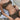 BROWN POLKA DOT BIKINI SUBTLE FABRIC TEXTURE