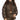 BROWN PUFFER JACKET: CHOCOLATE BROWN PUFFER