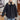 BROWN QUILTED JACKET WITH FAUX FUR COLLAR