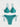 BROWN RIBBED BIKINI SET FABRIC TEXTURE SWIMWEAR