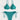 BROWN RIBBED BIKINI SET FABRIC TEXTURE SWIMWEAR