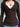 BROWN RIBBED LONG SLEEVE BUTTON-UP SHIRT - LONG SLEEVE KNIT TOP