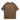 BROWN SHORT SLEEVE T-SHIRT WITH SPINE AND WING DESIGN - TRENDY CASUAL SHORT