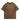 BROWN SHORT SLEEVE T-SHIRT WITH SPINE AND WING DESIGN - TRENDY CASUAL SHORT
