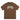 BROWN SHORT SLEEVE T-SHIRT WITH SUPERMADE GRAPHIC - COOL CASUAL SHORT SLEEVE