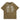BROWN SKELETON RIB CAGE T-SHIRT WITH LOOSE FIT AND DROPPED SHOULDERS