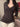 BROWN SLIM FIT V-NECK TOP FOR Y2K FASHION ENTHUSIASTS