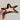 BROWN STAR HAIR CLIP STYLE STAR