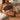 BROWN STRAPLESS BIKINI ELEGANT OFF-THE-SHOULDER COLLAR