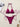 BROWN STRING BIKINI SERENITY SOLID COLOR