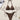 BROWN STRING BIKINI SERENITY SOLID COLOR