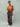 BROWN TIE-DYE SHIRT AND DISTRESSED JEANS LONG PANTS STRAIGHT LEG