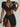BROWN TIE-STRING BIKINI SET WITH MATCHING SKIRT