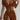 BROWN TIE-STRING BIKINI SET WITH MATCHING SKIRT