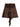 BROWN TIERED MINI SKIRT WITH VINTAGE LACE FOR A FEMININE TOUCH