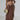BROWN TWO-PIECE OFF-THE-SHOULDER DRESS OPAQUE PARTY SET