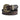 BROWN VEGAN LEATHER BELT WITH WESTERN BUCKLE