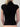 BROWN VISCOSE SHIRT SILVER BUTTON COLLARED TOP