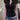 BROWN VISCOSE SHIRT SILVER BUTTON COLLARED TOP