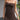 BROWN Y2K PLEATED MINI DRESS WITH PINK TRIM