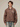 BROWN ZIP-UP JACKET WITH WASHED CANVAS OVERSIZED FIT