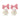 BUNNY BOW EARRINGS: PINK BOW BUNNY EARRINGS JEWELRY COLLECTION