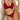 BURGUNDY BLACK LINGERIE 2PCS SET TRIANGLE CUP BRA