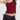 BURGUNDY HALTER TOP WITH CREAM TRIM COMFORTABLE COTTON SLEEVELESS TANK